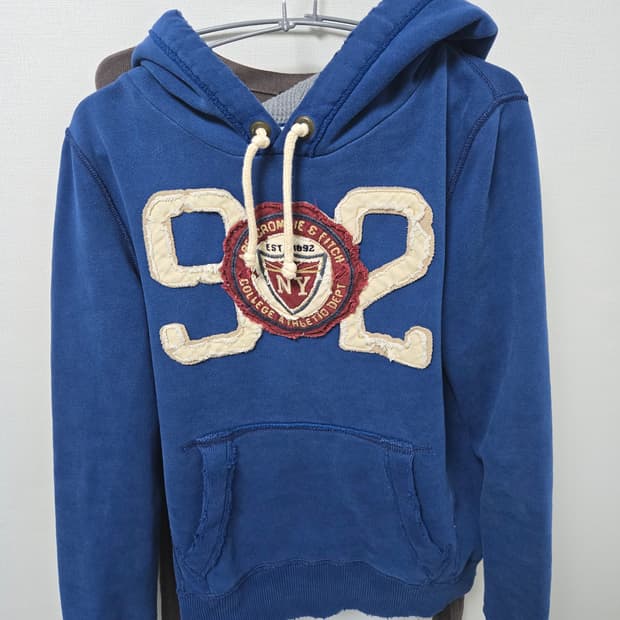 아베크롬비 딥블루 후드