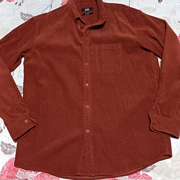 무신사 코듀로이남방 100 가슴57 기장78