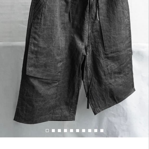 Blackmerle fatigue shorts / ink coat (L)
