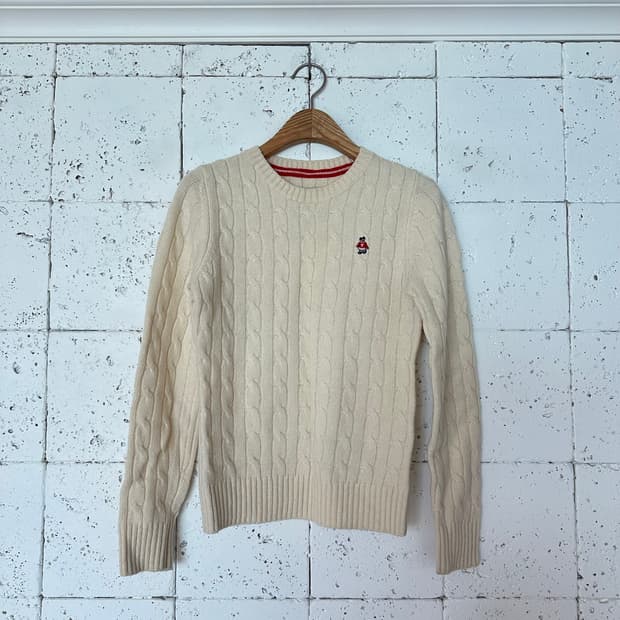 우먼S 티니위니 아이보리 니트