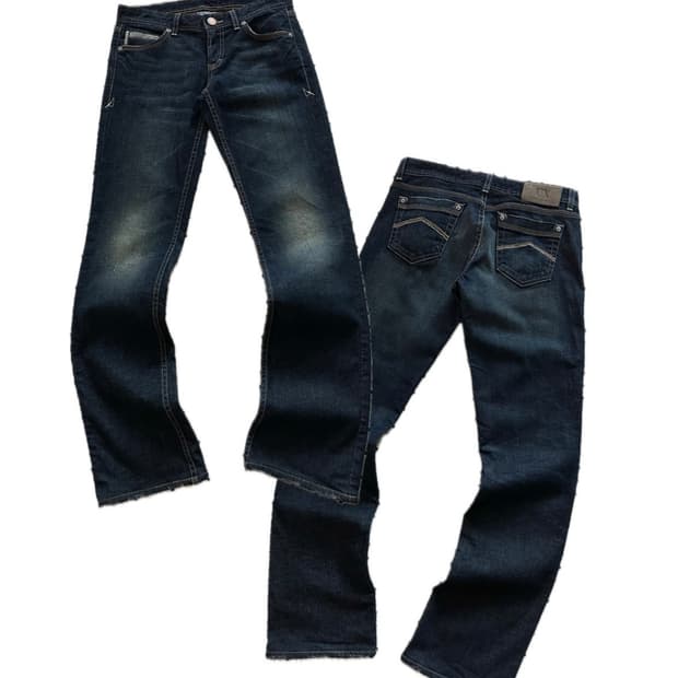 아르마니 익스체인지 부츠컷 데님팬츠 