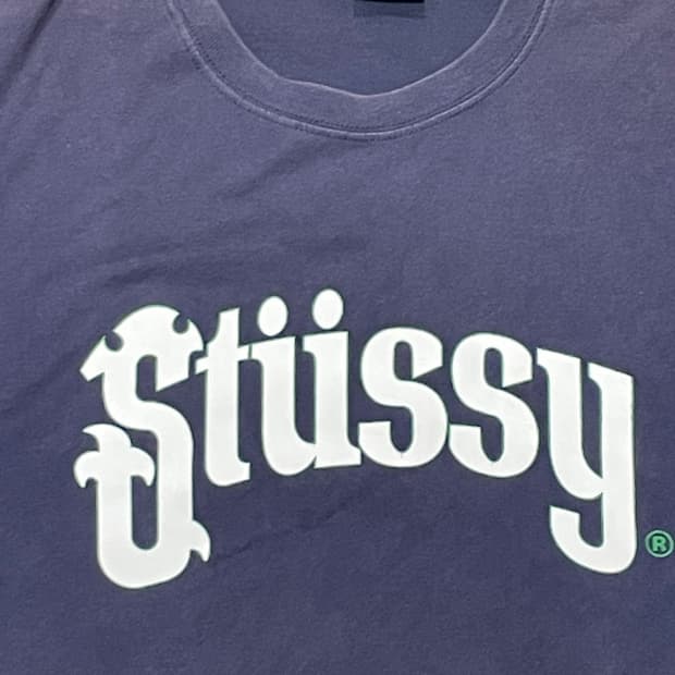 00s Stussy Soda T shirt Navy 스투시 네이비 XL