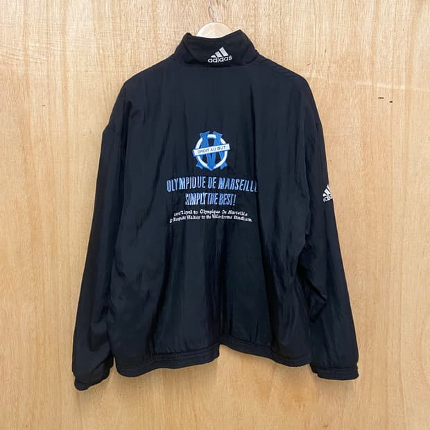 90s ADIDAS olympique de marseille jacket