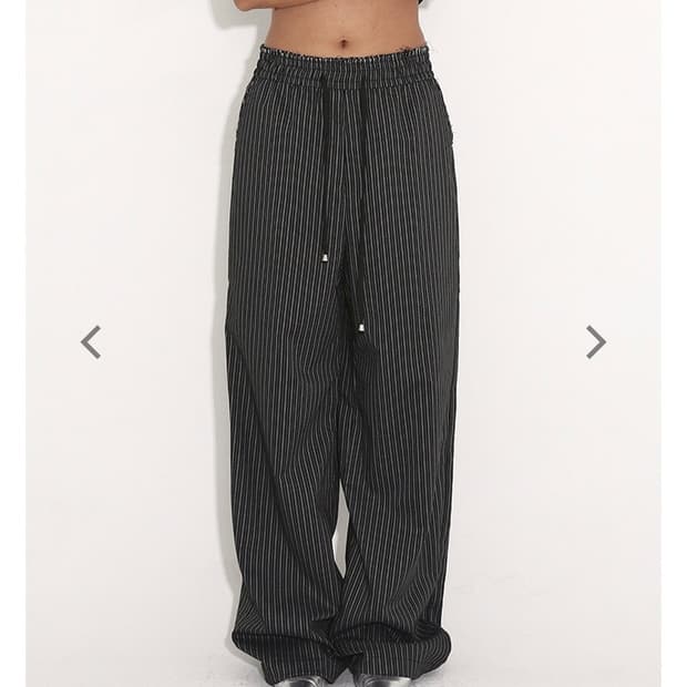 새상품)폴리수엠 final effotless pants 블랙 2사이즈