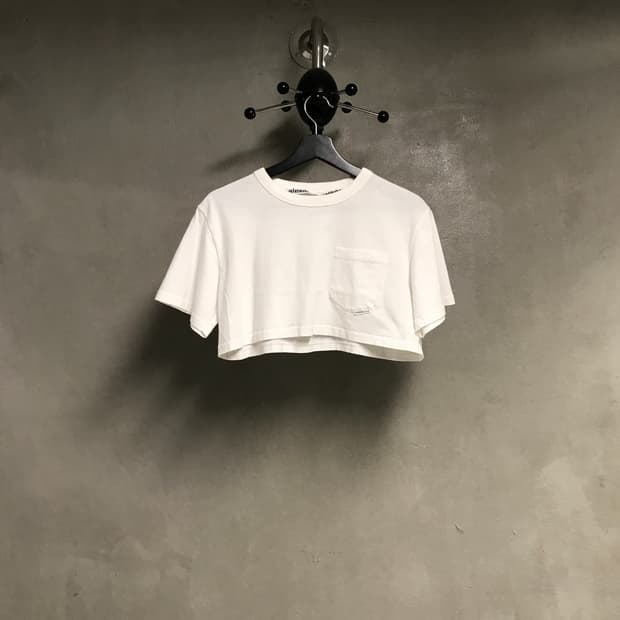 알렉산더왕 화이트 반팔 티셔츠 S(W)