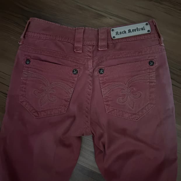 Rock Revival Women Pink Skinny