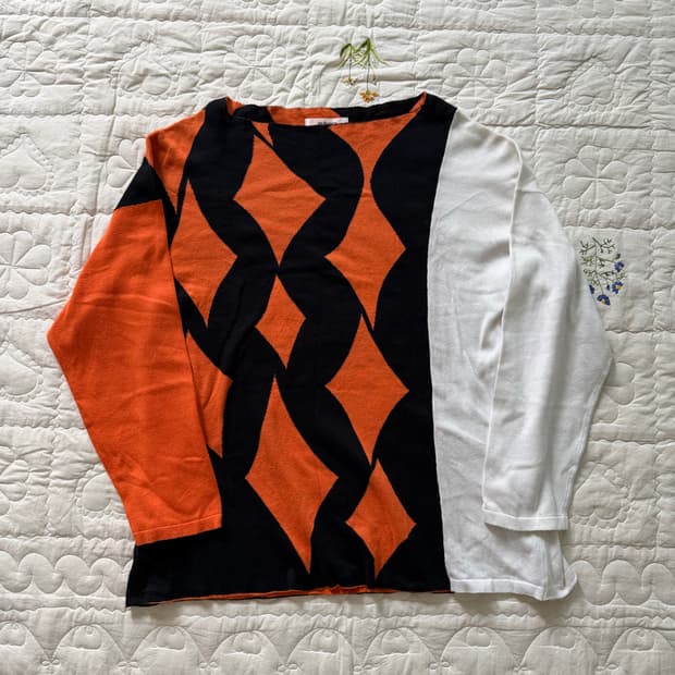 (새상품/택⭕️) TENC 화이트 크림 아이보리 니트 From Italy