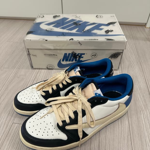 270 조던 1 로우 스캇 x 프라그먼트