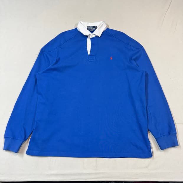 L) 폴로 랄프로렌 단가라 럭비티 긴팔 카라티