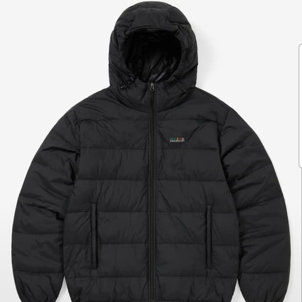 25년8월산 디스이즈네버댓 GD Light Down 패딩 블랙 M