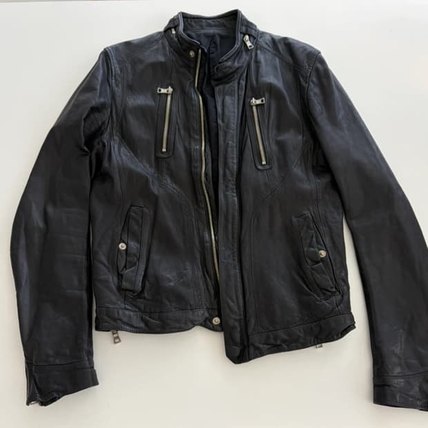 시스템옴므 레더자켓