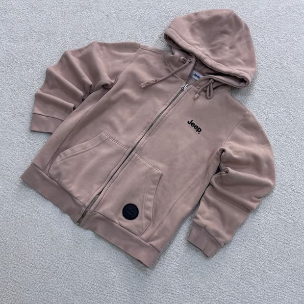 S 지프 스몰로고 클래식 후드 집업 0331E