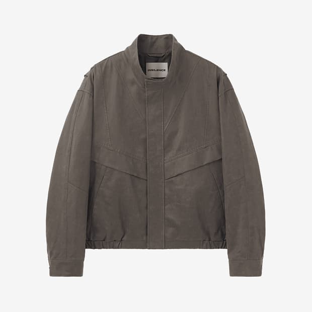 인사일런스 크랙 스웨이드 자켓 브라운 S