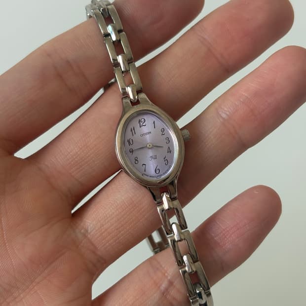 2000s Purple Dial Bracelet Ladies Qz