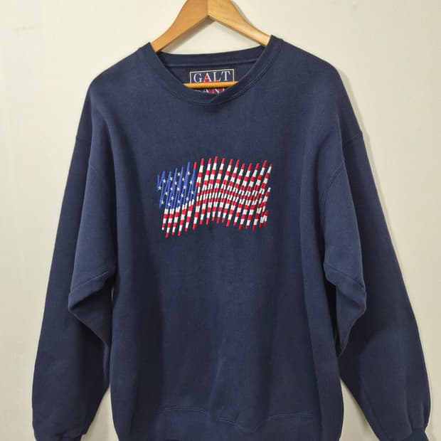 USA 메인 자수 맨투맨 M - M11 