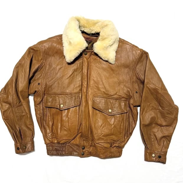 G-1 레더 봄버 자켓