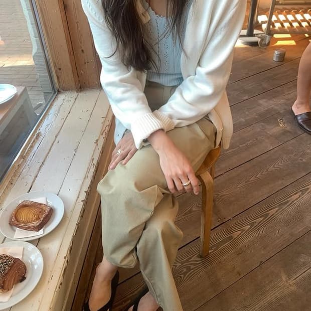 타낫 subtle semi wide pants s