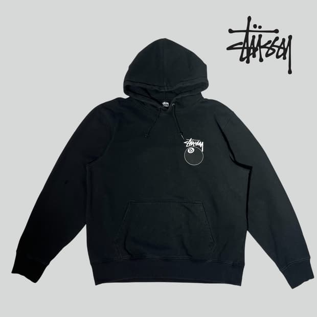 [L]스투시 8볼 후드티