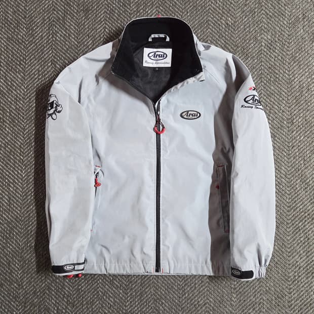 아라이 Arai 그레이 실버 구형 바람막이