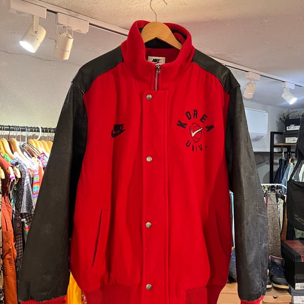 90년대 나이키 고려대학교 바시티 자켓 (한국제)