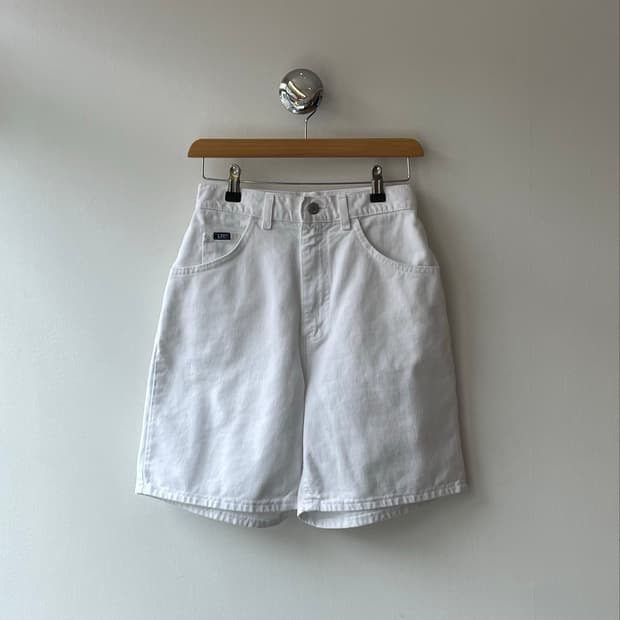 90‘s Lee white denim shorts (화이트 데님 쇼츠)