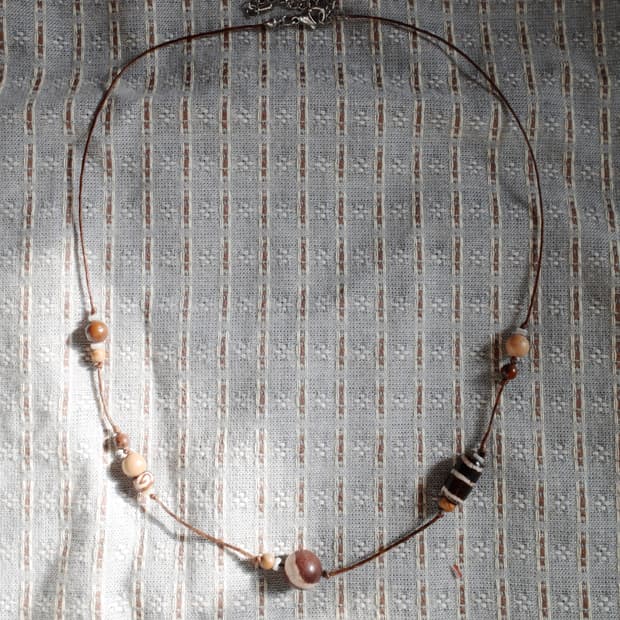 cocoa bubble necklace 코코아 버블 핸드메이드 목걸이