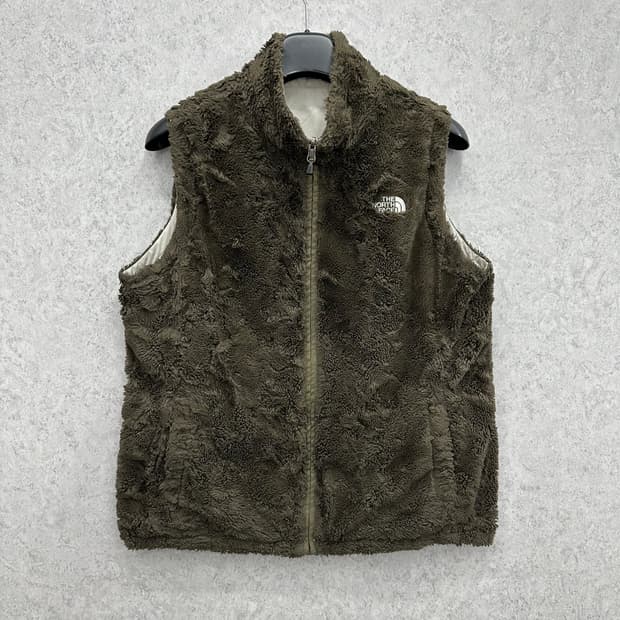100 노스페이스 남자 양면 리버서블 털후리스 조끼