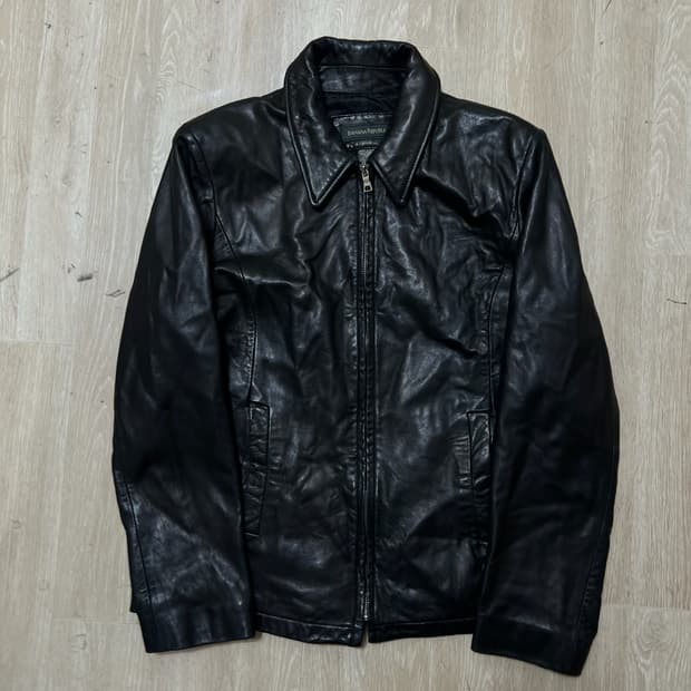바나나리퍼블릭 천연 양가죽 레더 가죽자켓 M/95 
