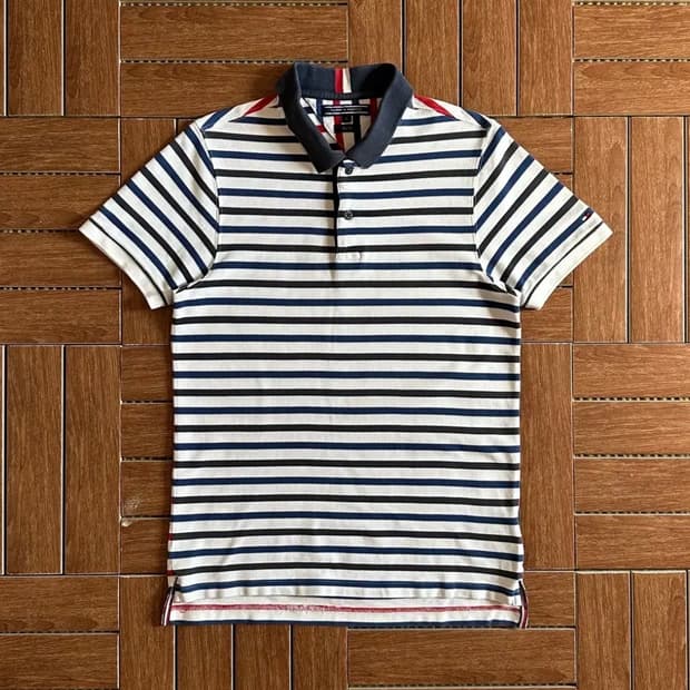 Tommy Hilfiger striped cotton pk 1/2 tee