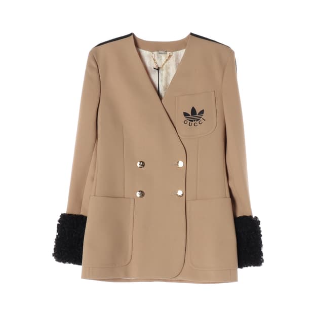 (새상품)아디다스 x 구찌 플루이드 드릴 코트 자켓 재킷 베이지
