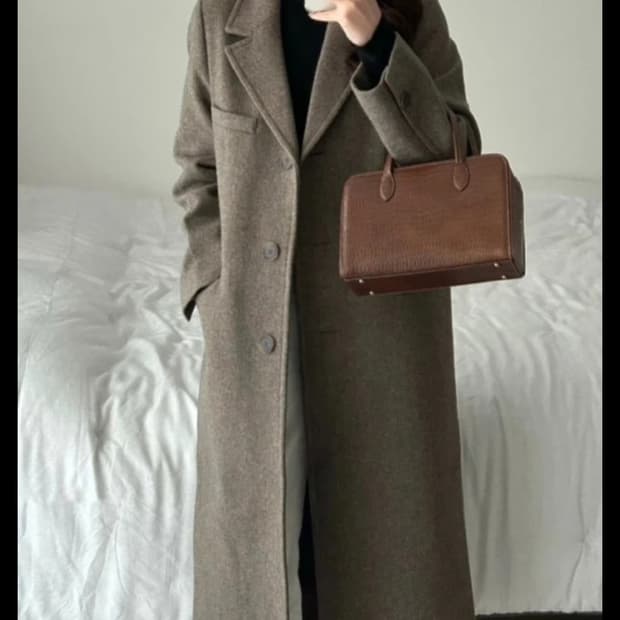 룩캐스트 소이 울 코트