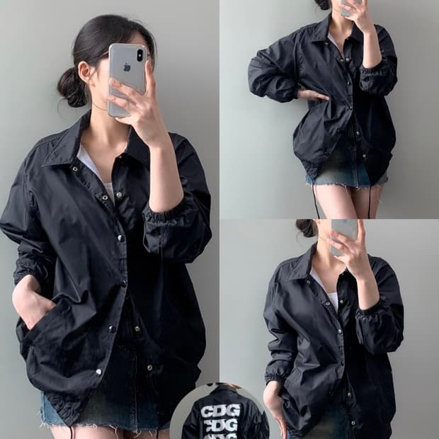 꼼데가르송 코치 자켓