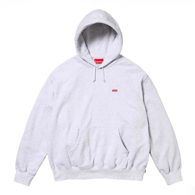 24fw 슈프림 스몰로고 후드티
