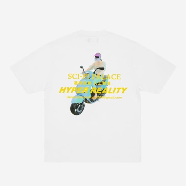 팔라스 x SCI Fi 이메일 티셔츠 화이트 XXL