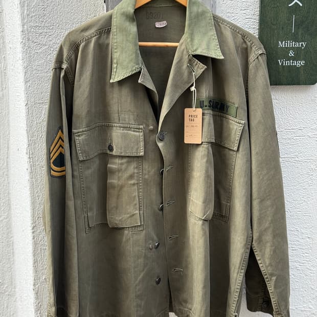 40s 대전용 미군 M43 HBT 셔츠 (40R or 42R)