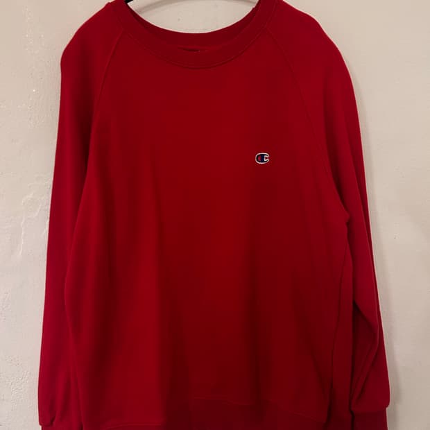 챔피온 레드 맨투맨 (실측 105)