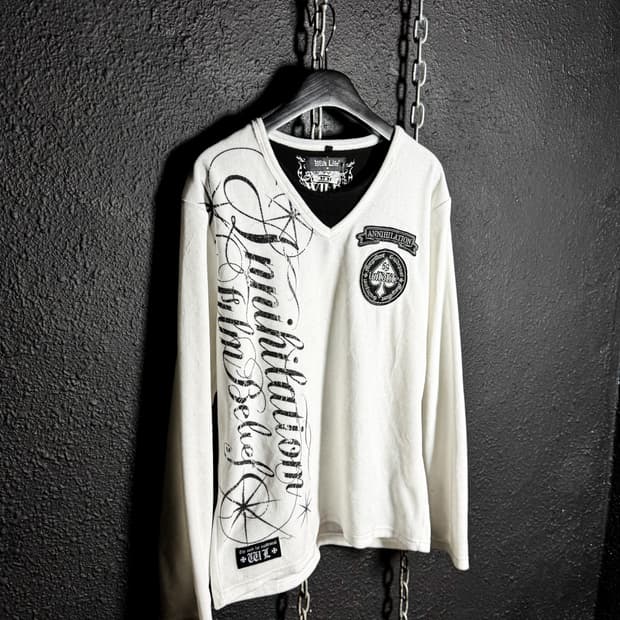 White velvet long sleeves