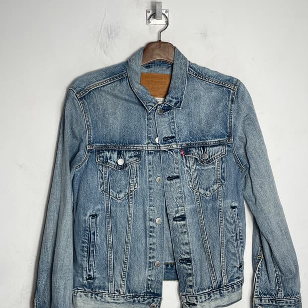 리바이스 데님 트러커 자켓 빅 e탭