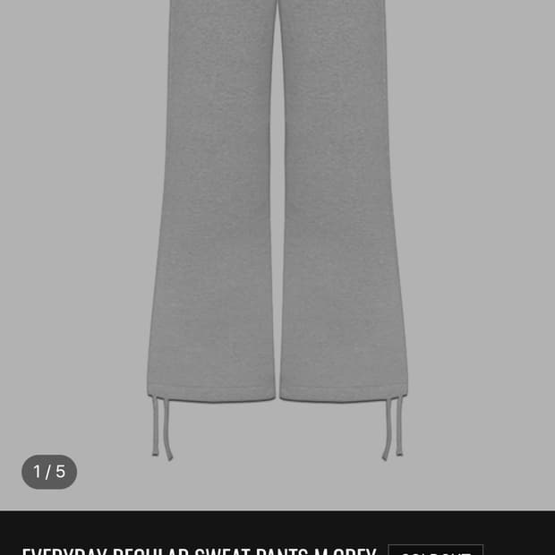 판매)mjd 에브리데이 레귤러 스웻팬츠 새상품 