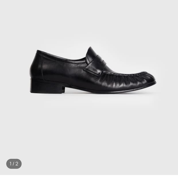 [41] 타일레 ALAIN DRAPED LOAFER BLACK