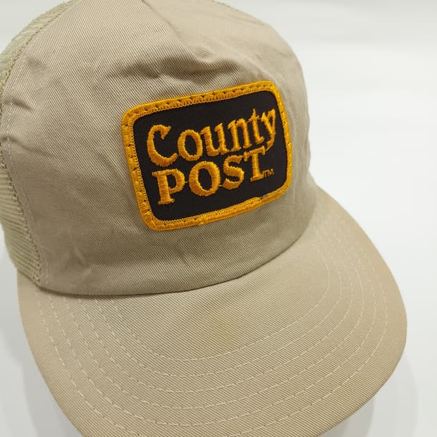 USA Made County Post 패치 메쉬 트러커캡 P1955