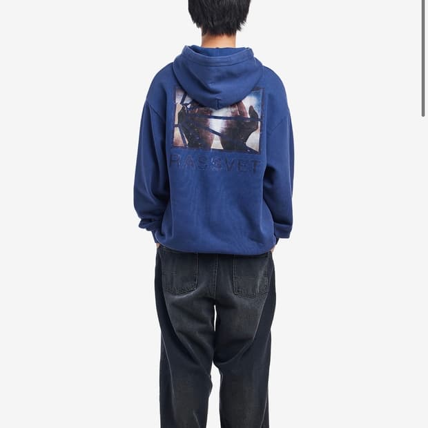 라스벳 클래식 로고 후드티