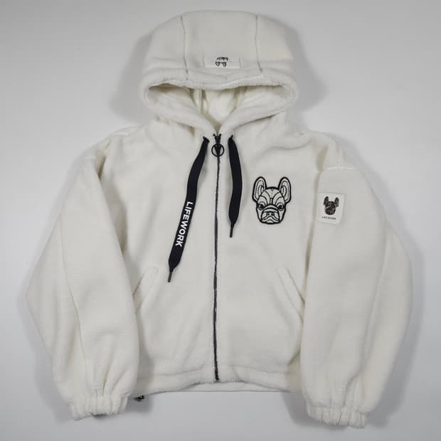 라이프워크 화이트 후리스