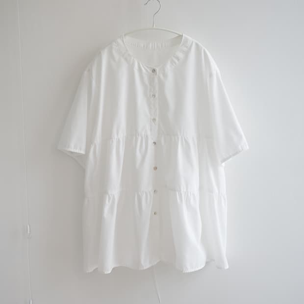 White kangkang blouse