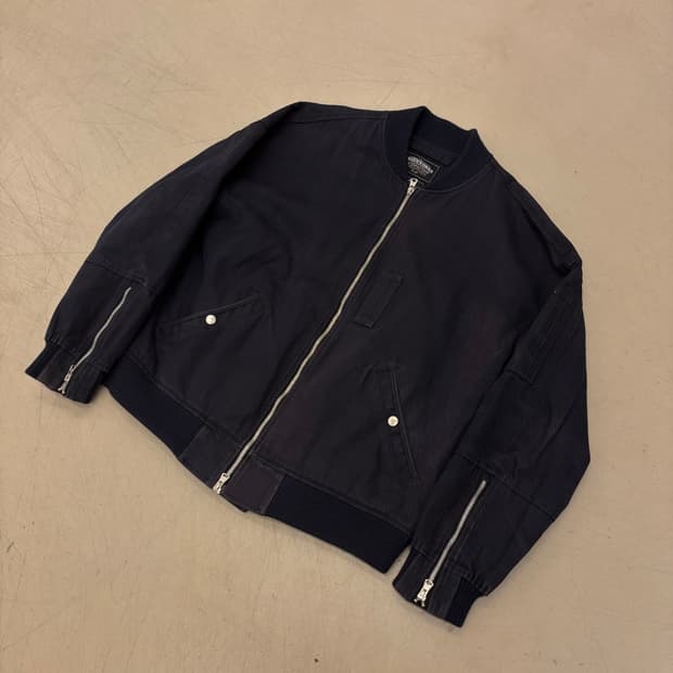 프리즘 웍스 네이비 봄버 자켓