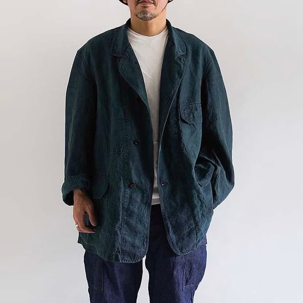[3]우티 outil MANTEAU AZE  black indigo