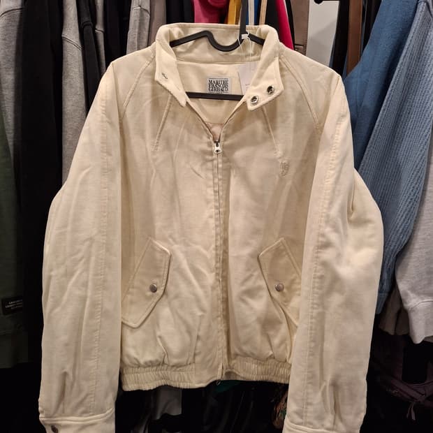 (마지막특가) 마리떼 골덴 안감누빔 점퍼 아이보리  s