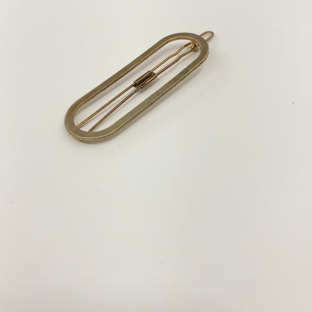 라운드 스냅 헤어클립