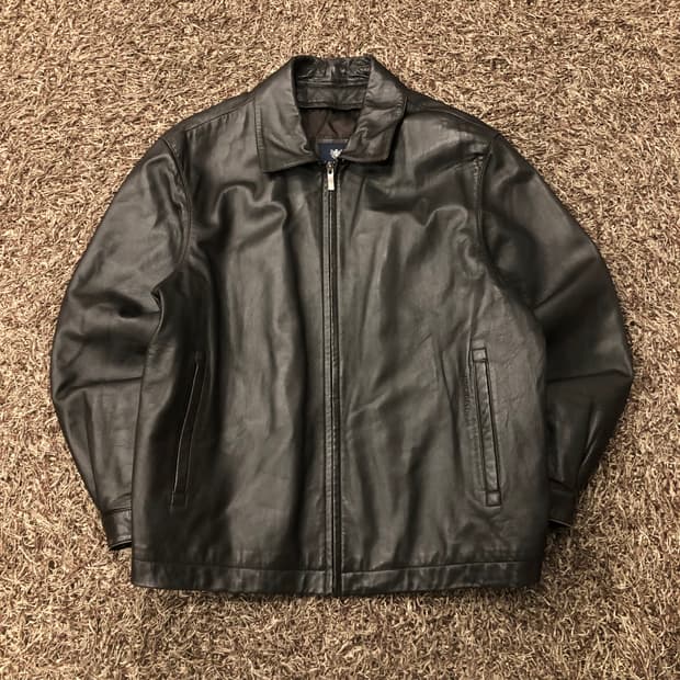 100 인디안 양가죽 봄버 레더 가죽 자켓