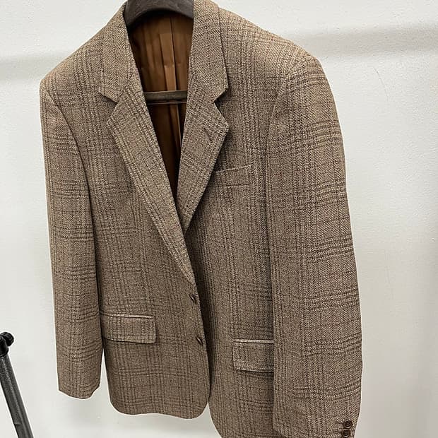 105) 버버리 노바체크 울 자켓 